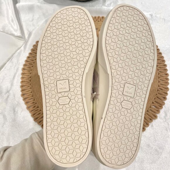 NWOT Veja Campo Leather White Natural Sneakers Size Men's 11 - Picture 9 of 11